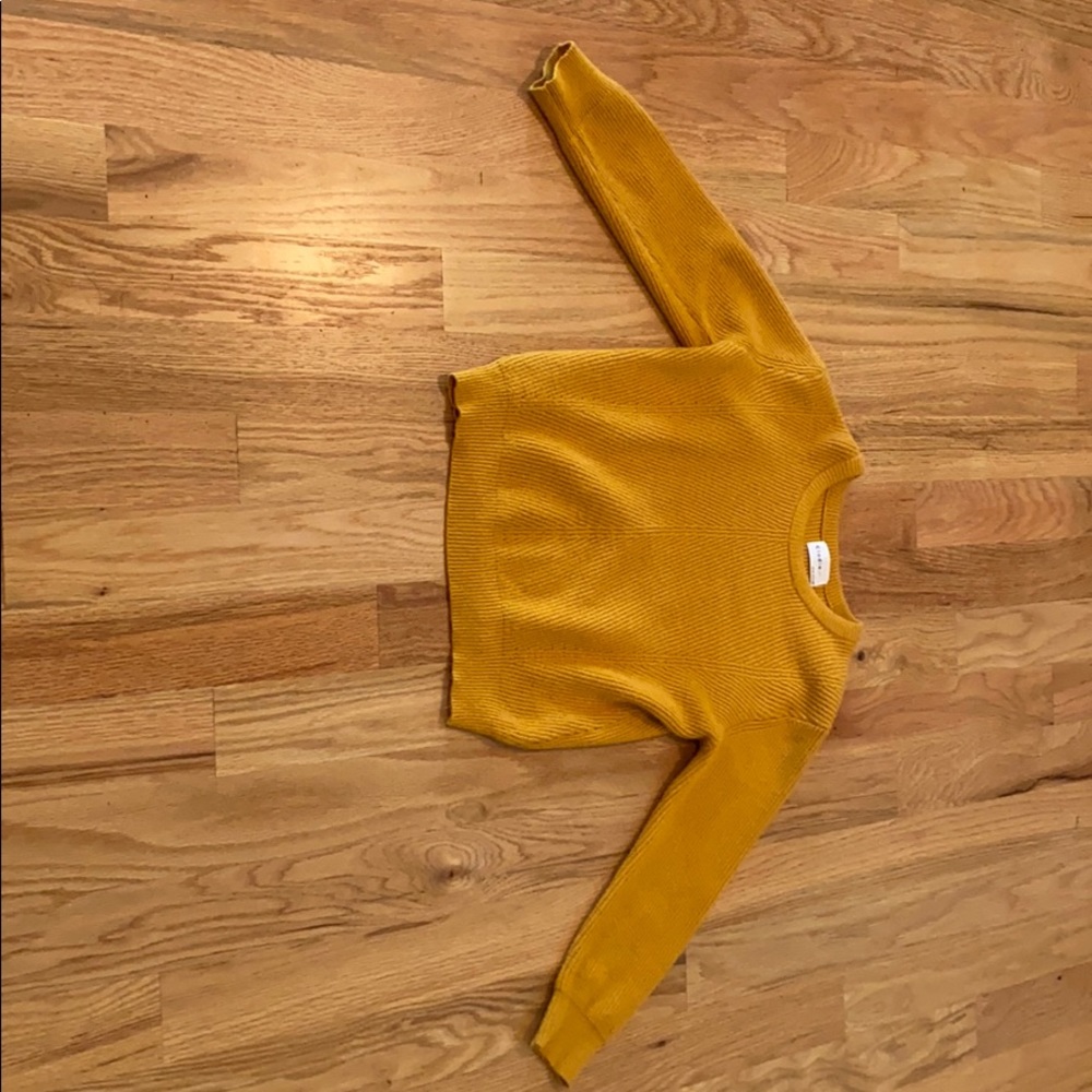 Yellow sweater